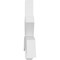 Ekena Millwork Alberta Architectural Grade PVC Gable Bracket, 108"W x 27"H x 4"D x 6"F, 6/12 Pitch GBP108X27X0406ALB00 - alternate 3